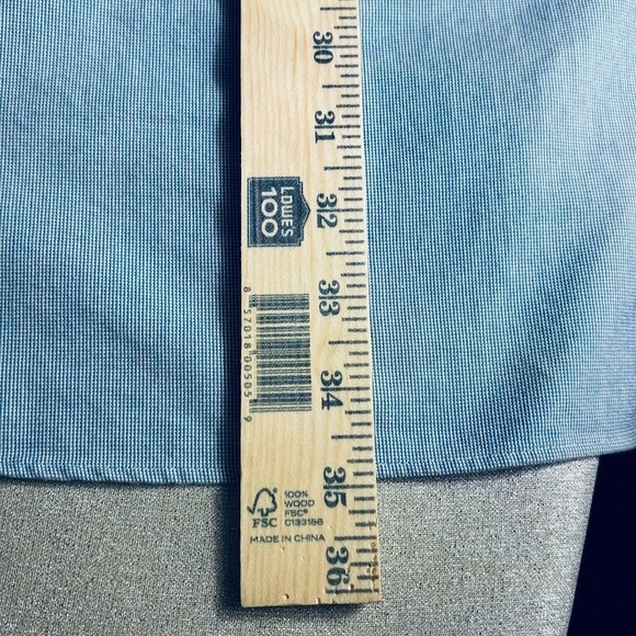 Ralph Lauren Blake Mens Large Blue Gingham Cotton Button Down Long Sleeve Shirt - Picture 10 of 12